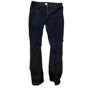Cotton Polyester Blend Slim Blue Jeans Mens 34x32